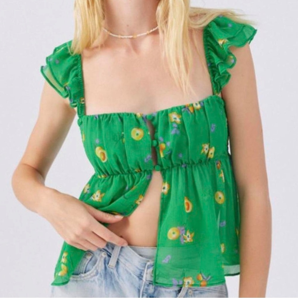Urban outfitters deandra babydoll blouse